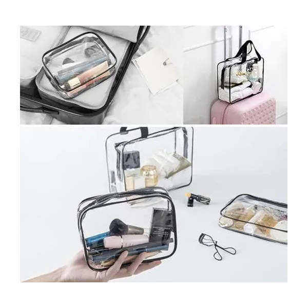 Transparent cosmetic bag 3 in 1 Soulima 21448