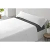 Fitted bottom sheet Paduana Dark grey 150 x 30 x 200 cm