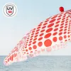 Beach parasol Aktive Red 200 x 205 x 200 cm (6 Units)