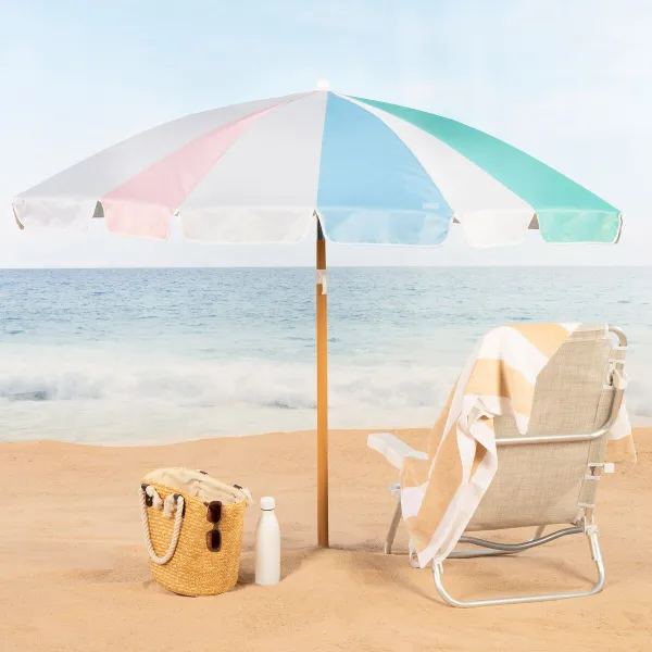 Beach parasol Aktive Ø 200 cm 20 x 185 x 20 cm (6 Units)
