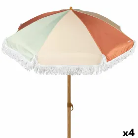 Пляжный зонт Aktive Ø 200 cm 200 x 185 x 200 cm (4 штук)