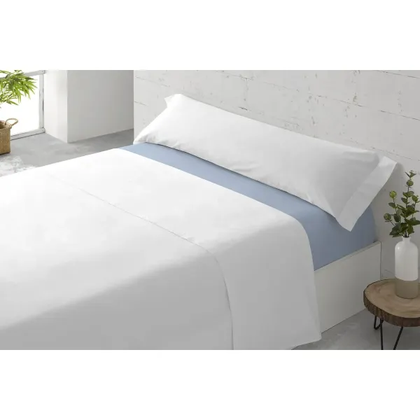 Fitted bottom sheet Paduana Light Blue 180 x 30 x 200 cm