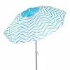 Пляжный зонт Aktive Синий Ø 200 cm 200 x 190 x 200 cm (6 штук)