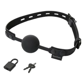 Solid Ball Gag suutropp reguleeritava rihmaga Sincerely Locking Sportsheets