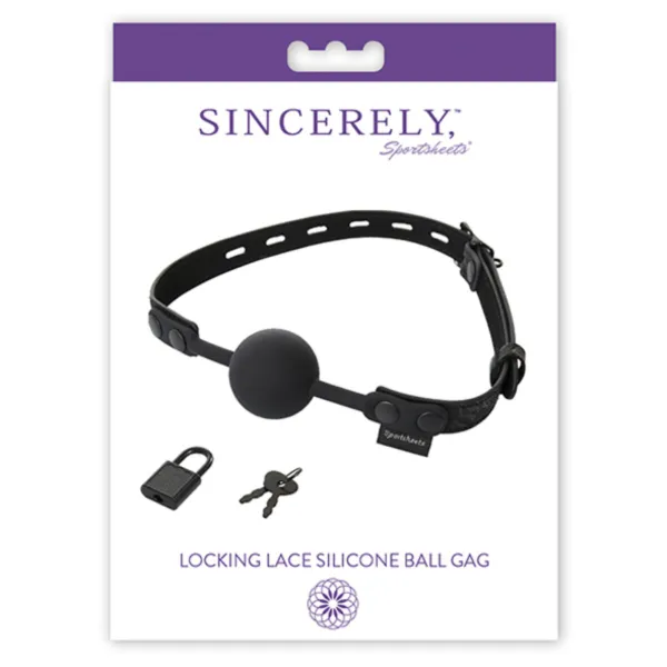 Solid Ball suukapula Sincerely Locking Sportsheets