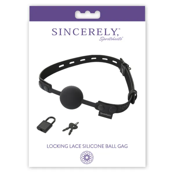 Solid Ball suukapula Sincerely Locking Sportsheets
