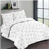 Duvet cover set Vision Hugo White