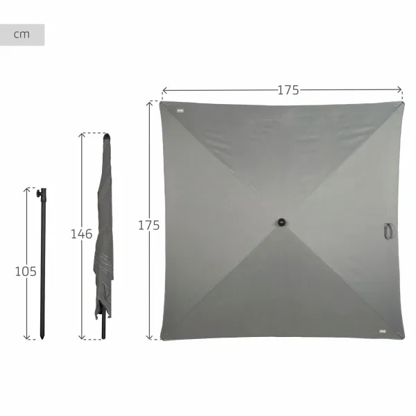 Umbrella Aktive Grey 175 x 240 x 175 cm