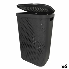 Pyykkikori Curver INFINITY Harmaa Muovinen 60 L 44 x 60 x 35 cm (6 osaa)