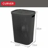 Бельевая корзина Curver INFINITY Серый Пластик 60 L 44 x 60 x 35 cm (6 штук)