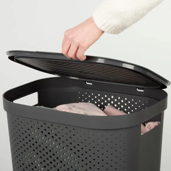 Бельевая корзина Curver INFINITY Серый Пластик 60 L 44 x 60 x 35 cm (6 штук)