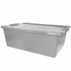 Säilytyslaatikko kannella Curver Harmaa Muovinen 26 L 55 x 19 x 35 cm (7 osaa)