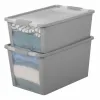 Säilytyslaatikko kannella Curver Harmaa Muovinen 40 L 55 x 28 x 35 cm (5 osaa)