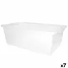 Uzglabāšanas Kaste ar Vāku Curver Balts Plastmasa 26 L 55 x 19 x 35 cm (7 gb.)