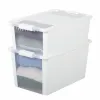 Uzglabāšanas Kaste ar Vāku Curver Balts Plastmasa 26 L 55 x 19 x 35 cm (7 gb.)
