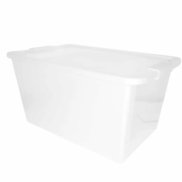 Uzglabāšanas Kaste ar Vāku Curver Balts Plastmasa 40 L 55 x 28 x 35 cm (5 gb.)