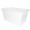 Storage Box with Lid Curver White Plastic 40 L 55 x 28 x 35 cm (5 Units)