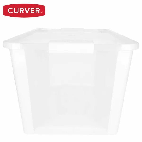 Контейнер для хранения с крышкой Curver Белый Пластик 40 L 55 x 28 x 35 cm (5 штук)