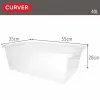Контейнер для хранения с крышкой Curver Белый Пластик 40 L 55 x 28 x 35 cm (5 штук)