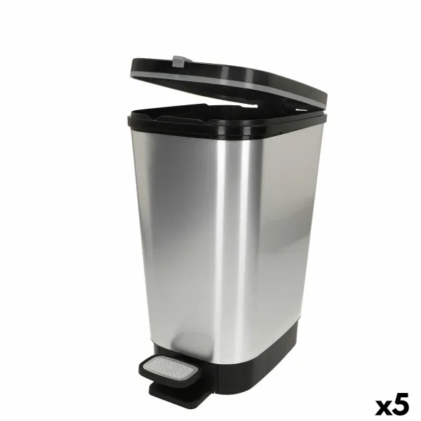 Мусорное ведро Curver Серый Пластик 6 L (5 штук)