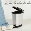 Мусорное ведро Curver Серый Пластик 6 L (5 штук)