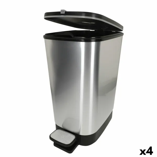 Мусорное ведро Curver Серый Пластик 25 L (4 штук)