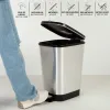 Мусорное ведро Curver Серый Пластик 25 L (4 штук)