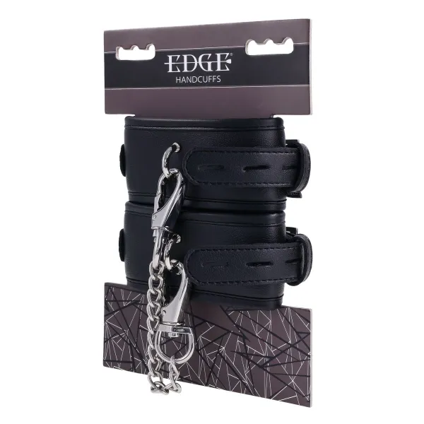 Erotic handcuffs Sportsheets Edge Black