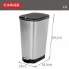 Мусорное ведро Curver Серый Пластик 45 L (3 штук)