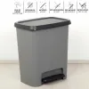 Мусорное ведро Curver Темно-серый Пластик 25 L (5 штук)