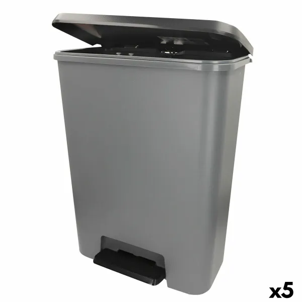 Atkritumu tvertne Curver Tumši pelēks Plastmasa 50 L (5 gb.)