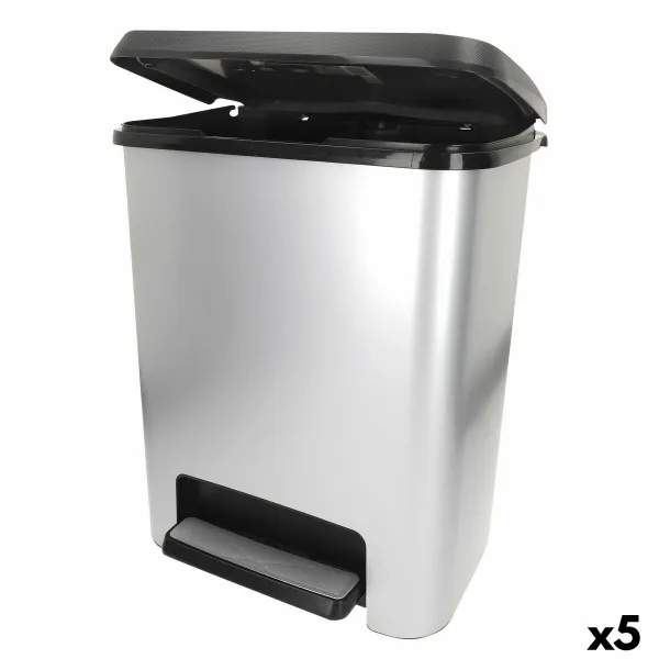 Мусорное ведро Curver Серый Пластик 25 L (5 штук)