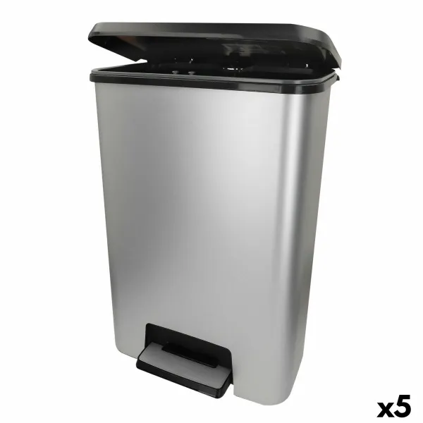 Мусорное ведро Curver Серый Пластик 50 L (5 штук)