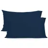 Pillowcase set HappyFriday Navy Blue 50 x 75 cm 2 Pieces