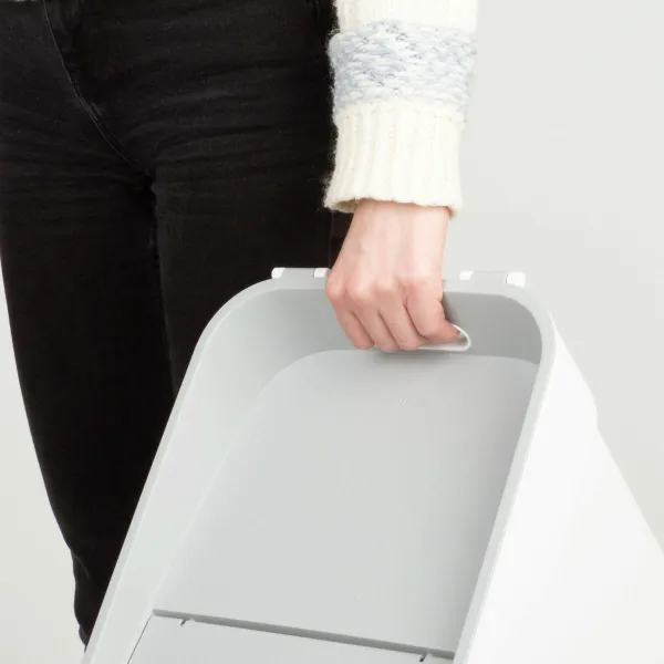 Atkritumu tvertne Curver Balts Plastmasa 20 L (6 gb.)