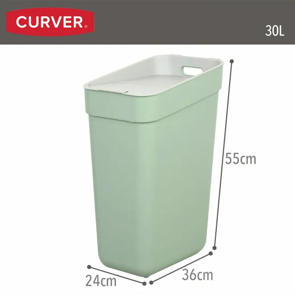 Мусорное ведро Curver Зеленый Пластик 30 L (6 штук)