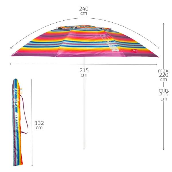 Umbrella Aktive 240 X 220 X 240 CM (6 Units)