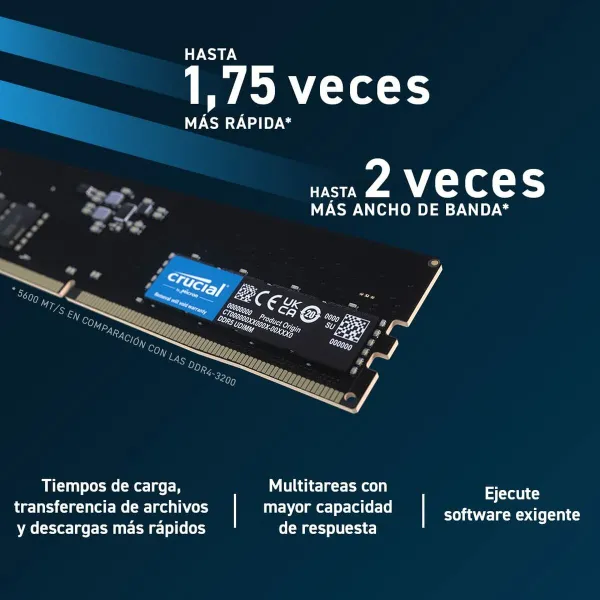 RAM Memory Crucial CT2K16G56C46U5 32 GB