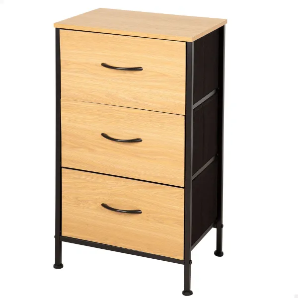 Kumode Max Home Melns Moderns 40 X 75 X 30 CM