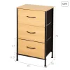Kumode Max Home Melns Moderns 40 X 75 X 30 CM