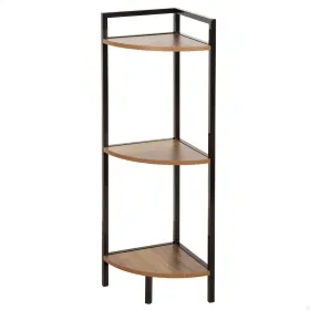 Lentyna Max Home Juoda Geležis Medžio MDF 24 x 80 x 24 cm