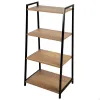 Shelves Max Home Iron MDF Wood 4 Shelves 43 X 90 X 30 CM