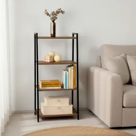 Lentyna Max Home Geležis Medžio MDF 4 Lentynos 43 X 90 X 30 CM