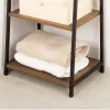 Plaukti Max Home Dzelzs Koks MDF 4 Planken 43 X 90 X 30 CM