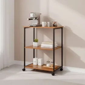 Lentyna Max Home Geležis Medžio MDF 3 Lentynos 48 X 62 X 30 CM