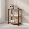 Plaukti Max Home Dzelzs Koks MDF 3 Planken 48 X 62 X 30 CM
