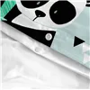 Duvet cover set HappyFriday Blue Single Panda bear 2 Pieces