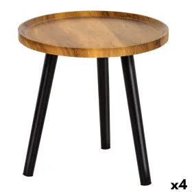 Вспомогательный стол Max Home Чёрный 38 x 37 x 38 cm (4 штук)
