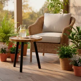 Вспомогательный стол Max Home Чёрный 38 x 37 x 38 cm (4 штук)