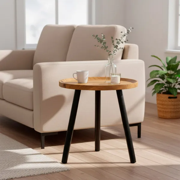 Sivupöytä Max Home Musta 38 x 37 x 38 cm (4 osaa)